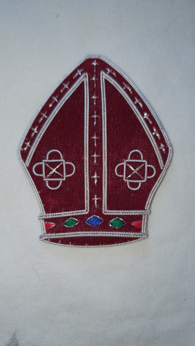 St. Thomas of Acon - Provincical Grand Prior - Mantle Badge - Embroidered - Click Image to Close